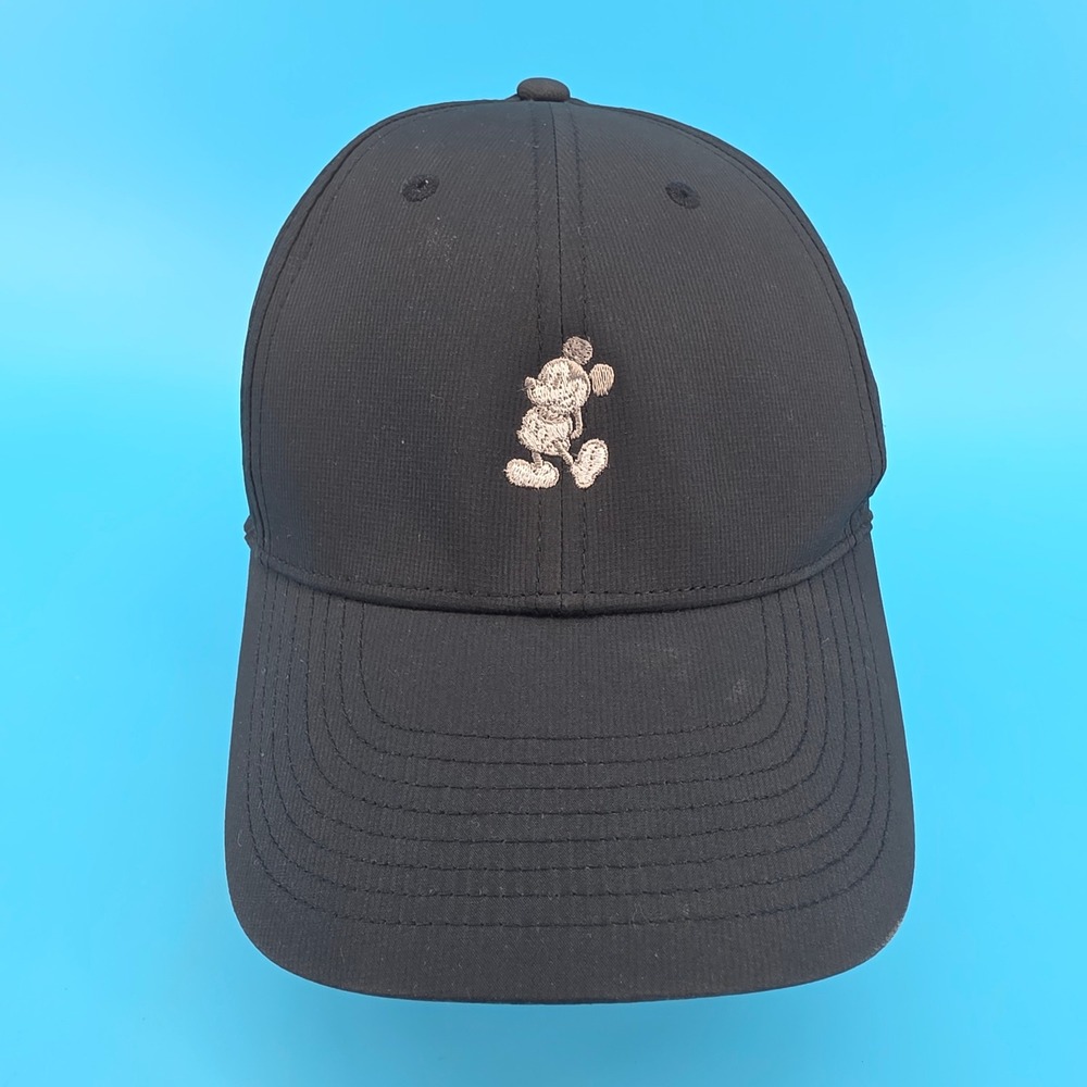 Nike Disney Parks Mickey Mouse Legacy91 Dri-FIT Adjustable Hat Black Cap